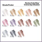 REVLON Crème Eyeshadow, ColorStay 24 Hour Eye Makeup, Highly Pigmented Cream Formula in Blendable Matte & Shimmer Finishes, 750 Vanilla, 0.18 Oz