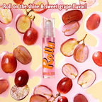 Lip Smacker Rolly Lip Gloss, Classic Roller-Ball Design for a Cooling Sensation, Hydrating & Moisturizing Shine - Grape