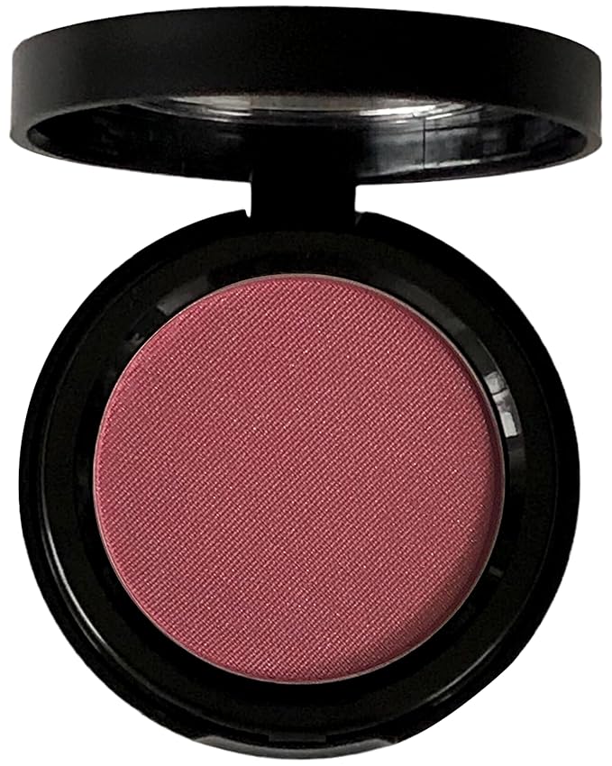 PRIMROSE POWDER BLUSH, Pressed Blush Face Makeup, Buildable Formula, Smooth Finish, Paraben Free, Made in the USA 0.11 oz. (Classic Plum)