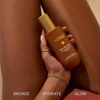 Hydrating Self-Tanning Body Mist – Lightweight Bronzing Spray with Hyaluronic Acid & Glycerin for a Natural Tan – 200ml