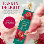 Bodycology Long-Lasting Fragrance Body Mist, Peony Blush, 8 fl oz