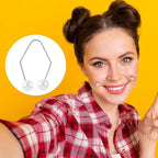 4pcs Pink White Natural Dimple Maker Beautiful Smile Facial Muscle Dimple for Cheeks