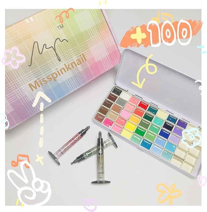 Gel palette Painting gel for nail art 40colors