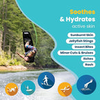 STREAM 2 SEA Sun & Sting Soothing Aloe Gel, Organic Aloe Vera Gel for Face & Body, After Sun Care & Sunburn Relief - Pack of 3