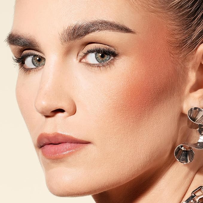 Morphe Hot Shot Blush Drops - Hydrating, Buildable Liquid Blush for Cheeks with Niacinamide and Antioxidants- Buildable, Waterweight Formula for a Natural Finish - Power Drip (0.5 Fl Oz)