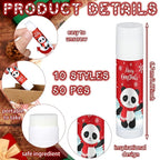 50 Pcs Cute Christmas Lip Balms Girls