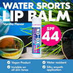Moisturizing SPF 44 Lip Balm - Spf Lip Balm with Vitamin E | Broad Spectrum | Moisturizing | Vegan | Water Resistant Vanilla Flavor | 0.15 oz | 3 Pack