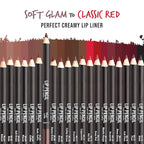 Professional Slim Lip Pencil, Creamy Soft Lip Liner, Smooth Long-Lasting Rich Lip Color, Natural Lip Makeup, Water-Resistant Lip Crayon (Latte)