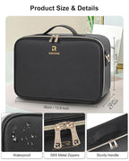Relavel makeup train case with