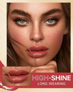 MAKI YIKA Red Lipstick for Women Moisture Hydrate Lipsticks Glossy Dark Lipsticks Sheer Finish Lightweight Tinted Lip Balm, Z09 Lip Morning