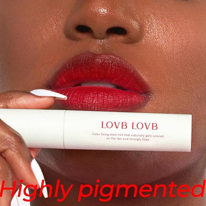 Color Fixing Stain Tint 0.17 oz. | Blur Velvet | Lightweight | Smudge-Resistant | Non-Drying, Smooth Matte Formula (03 CORAL PEACH)