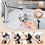 Electric Razors for Women, 7D Electric Shaver for Women, 5 in 1 Lady Shavers, Wet/Dry Bikini Trimmer, Rechargeable Facial Hair Removal, Painless Face Razor for Arms Legs Armpit Pubic Area