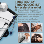 Rosemary Shampoo and Conditioner Set Infused with Tea Tree & Rosemary Oils for Scalp Relief and Hair Growth | Sulfate Free, Soothes Dry Scalp, Boosts Shine + Free Scalp Brush | 16.9 fl oz