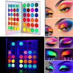 DE'LANCI Neon Eyeshadow Palette Glow in the Dark,