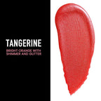 Frankie Rose Cosmetics Lip Gloss | Non-Sticky Formula, Long Lasting Lip Gloss, Bold Pigment & Hydrating Lip Gloss, Tangerine Shimmer Lip Gloss, 20g