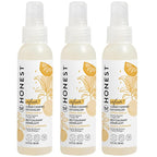 The Honest Company Conditioning Hair Detangler 3-Pack | Leave-in Conditioner + Fortifying Spray | Tear-free, Cruelty-Free, Hypoallergenic | Citrus Vanilla Refresh, 4 fl oz each (pack of 3)