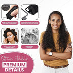 My Beauty Spot Heatless Rollers - Satin Hair Rollers - Overnight Hair Curlers, 48Pcs Overnight Foam Curlers, No Clips, Assorted Sizes & Colors, with Storage Case