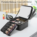 Relavel makeup train case with