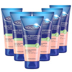 Noxzema Ultimate Clear Daily Deep Pore Oil-Free Cleanser for Soft, Smooth Skin Daily Face Wash for Women and Men, Facial Cleanser for Acne Prone Skin, 6 Oz Ea (Pack of 6)
