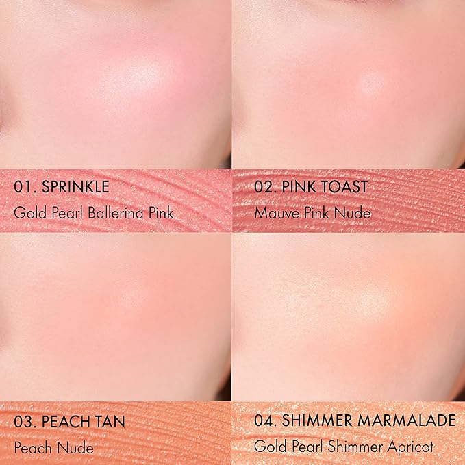 Amuse SEOUL SOFT CREAM CHEEK 04 SHIMMER MARMALADE