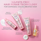 L'Oreal Paris Bond Repair Sulfate Free Conditioner for Damaged Hair, Strengthening Hair Care with Citric Acid, Repairs Weak Hair Bonds, EverPure, 23 Fl Oz
