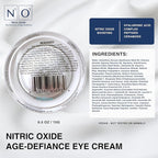 Age-Defiance Eye Cream - Day & Night Moisturizer with Nitric Oxide, Hyaluronic Acid, Complex Peptides, Ceramides - Hydrating Eye Cream for Dark Circles, Wrinkles, Fine Lines, Puffiness - 0.5 oz.