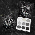 docolor Eyeshadow Palette 9 Colors Black Eyeshadow Gemstone Shadow Palette Highly Pigmented Mattes Shimmers Smokey Glitter Cream Colorful Powder Blendable Long Lasting Waterproof Makeup Palette