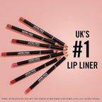 Rimmel Lasting Finish 8HR Soft Lip Liner Pencil - Vibrant, Blendable Formula to Lock Lipstick in Place for 8 Hours - 110 Spice, .04oz