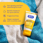 E45 SPF50 Sensative Face Cream, 1.69 Fl Oz (Pack of 1)