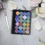 Acrylic empty magnetic palette with magnet clear lip