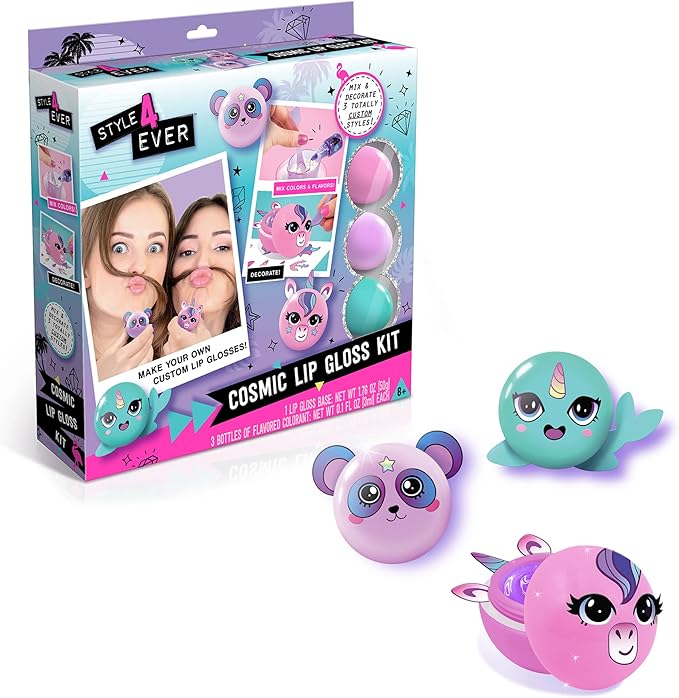 Canal Toys Style 4 Ever Cosmic Lip Gloss Kit, Multicolor