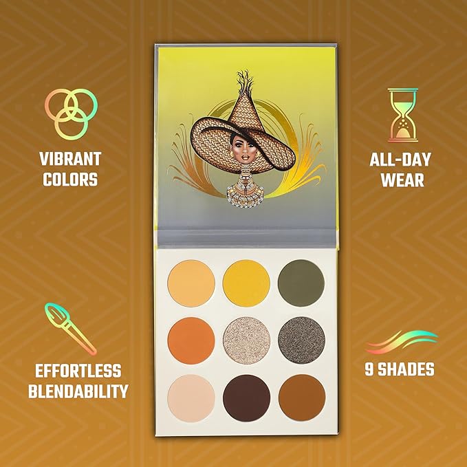Juvia's Place Palette The Nomad - Marigold, Shimmering