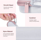 co2CREA Hard Case and Replacement Head Compatible with Finishing Touch Flawless Facial Hair Remover Electric Face Razor for Women (White Case + Replacement Head)