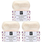 One With Nature Feminine Cleansing Bar 3Pack 3.5Oz - Fragrance-Free Feminine Soap Bar, Probiotics, Apple Cider Vinegar, Omega Fatty Acids, Oatmeal, Pure, Gentle Cleansing Bar for All Skin, Face, Body