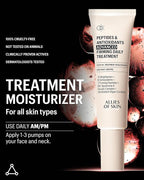 Allies of Skin Peptides & Antioxidants Advanced Firming Daily Treatment with 13 Brighteners, 9 Antioxidants, 7 Firming Peptides, 5% Teprenone & Ferulic Complex and 3% Biotech Algae Complex 48ml/1.6oz