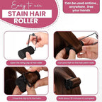 My Beauty Spot Heatless Rollers - Satin Hair Rollers - Overnight Hair Curlers, 48Pcs Overnight Foam Curlers, No Clips, Assorted Sizes & Colors, with Storage Case