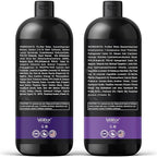 Tea Tree Shampoo and Conditioner Set with Lavender and Mint | DHT Blockers | With 100% Pure Tea Tree Oil for Itchy, Dry Scalp | Sulfate & Paraben Free | For Men & Women | 16 fl oz Each