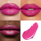 MAKI YIKA Hot Pink Lipstick for Women Moisture Hydrate Lipsticks Glossy Pink Lipsticks Sheer Finish Lightweight Tinted Lip Balm (Z06 Rose Up)