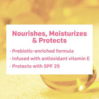 Almay Skin Perfecting Healthy Biome Foundation Makeup with Prebiotic Complex SPF 25, Hypoallergenic, -Fragrance Free, 110 Light, 1 fl. oz.