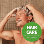 Dr. Squatch Natural Hair Bundle for Men - Healthy, Full Looking Hair - Cool Fresh Aloe Shampoo (8 fl oz), Cool Fresh Aloe Conditioner (11.5 fl oz)