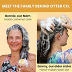 Otter co. Clarifying Apple Cider Vinegar Shampoo Bar for Build Up – Argan oil, Rosemary, Nettle, Jojoba oil – Vegan, Sulfate Free & Non Toxic – Women and Mens Shampoo, All Hair Types, Made in USA