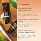 Fièra Luxury Concealer with Anti-Aging - All Day Coverage for Dark Circles, Fine Lines, Wrinkles & Spots - Bisque, 0.5 Ounce
