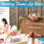 48 Pcs Beach Wedding Favors Thank You Lip Balms Bulk Wedding Lip Balm Appreciation Gift Flamingo Lip Balms Tropical Bridal Lip Balm for Guest Bridesmaid Bachelorette Party Graduate Teacher