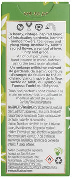Pacifica Tahitian Gardenia Perfume Spray 1oz – Tropical Floral Fragrance with Gardenia Bloom, Jasmine & Sweet Orange, Warm Vanilla Coconut Notes, Vegan & Cruelty-Free Clean Perfume for Women