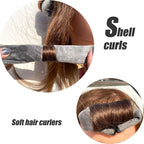 Aimin Hair Rollers Night Sleep Foam Hair Curler Rollers Flexible Soft Pillow Hair Rollers DIY Sponge Hair Styling Rollers Tools set (18 pcs gray) …