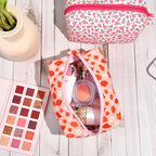 Soidram pink makeup bag quilted