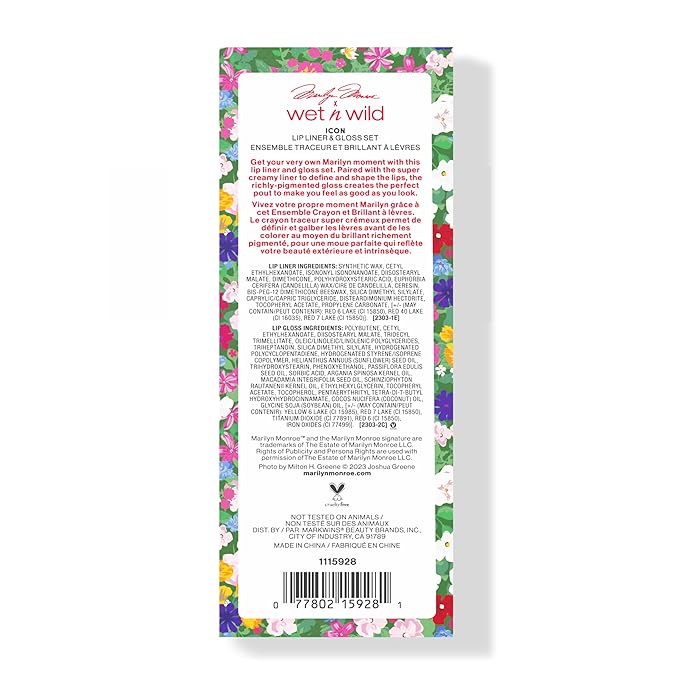 wet n wild Marilyn Monroe Collection Icon Lip Liner & Gloss Set