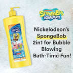 Suave Kids 3-in-1 Spongebob, Tear Free, Body Wash, Shampoo and Conditioners, Dermatologist Tested, 28 Oz Pack of 4
