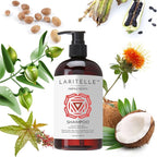 Organic Hair Growth Shampoo 17.5 oz – Fortifying & Strengthening with Ayurvedic Herbs, Lavender, Ginger, Rosemary, Patchouli, Clove – Reduces Shedding, Promotes Growth – Vegan, Made in USA