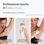 Braun IPL Silk·Expert, at Home Laser Hair Removal, Pro 5 PL5347 Latest Generation IPL, Holiday Gifts for Women and Men, Hair Removal System with Wide Head and Two Precision Heads